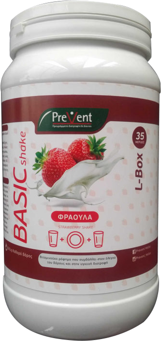 PreVent Basic Shake L-box Φράουλα